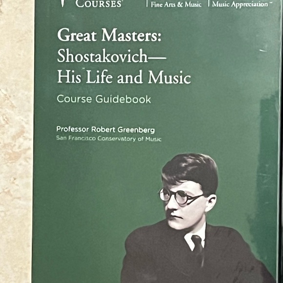 The Great Courses Great Masters Dvd and Book His Life & Music Set of 6 New - Picture 9 of 9